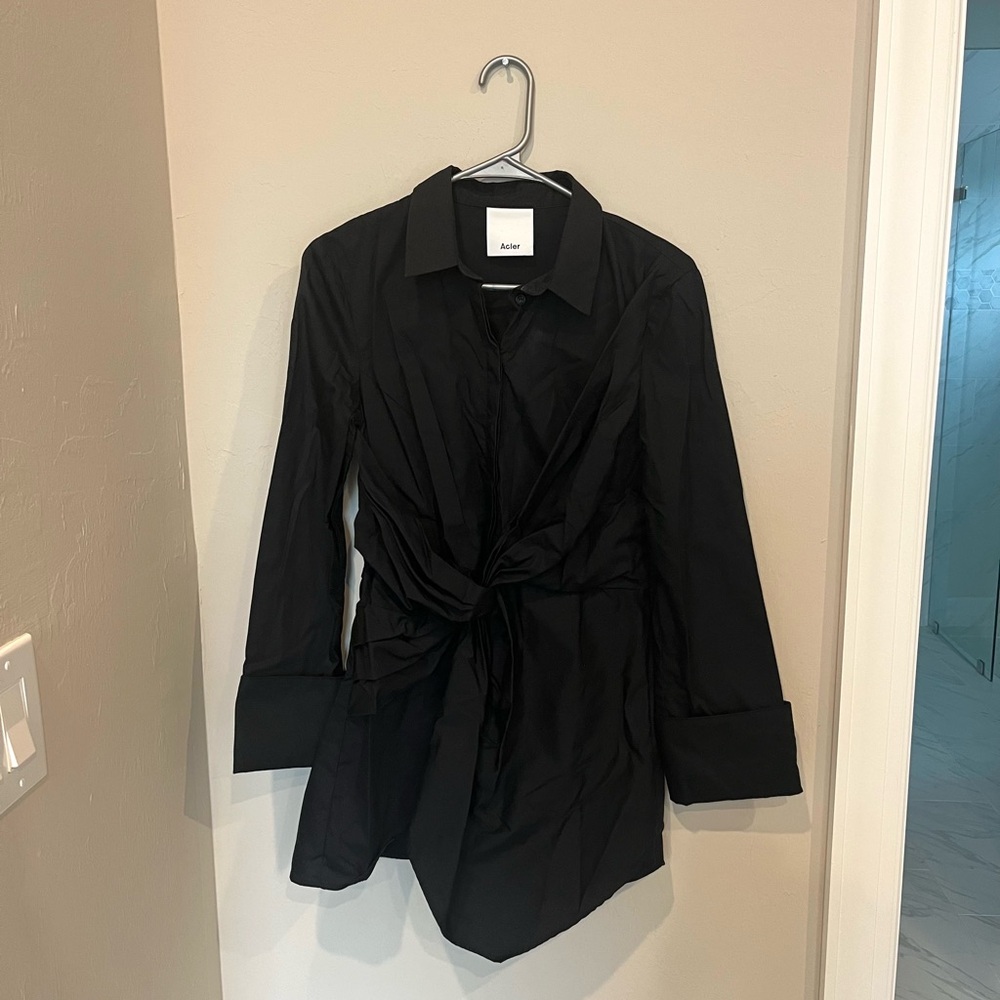 Acler Black Mini Dress